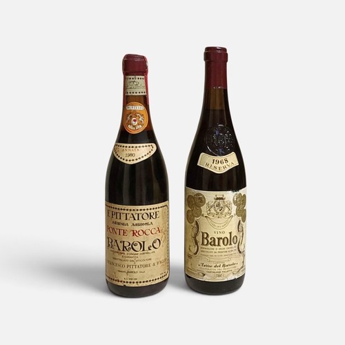 Lotto barolo coppia epoca - barolo,, d'epoca