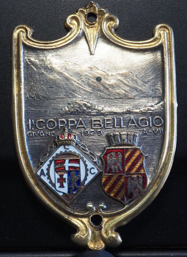 Placca auto epoca coppa - d’epoca, 1a