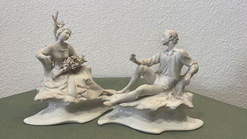 Coppia statuette francesi - coppia,